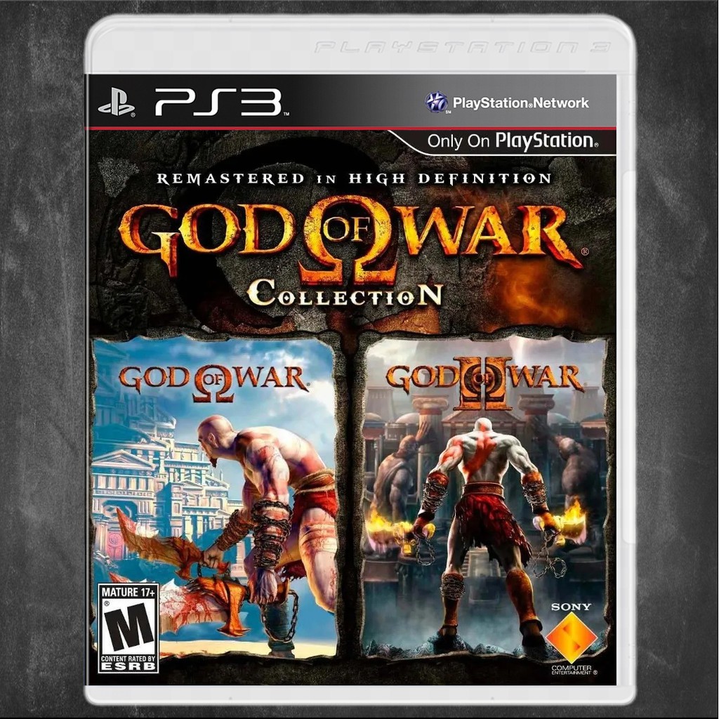 GOD OF WAR COLLECTION ( 1 + 2 ) HD PS3 Playstation3 PSN │ Original com Garantia │ Desconto