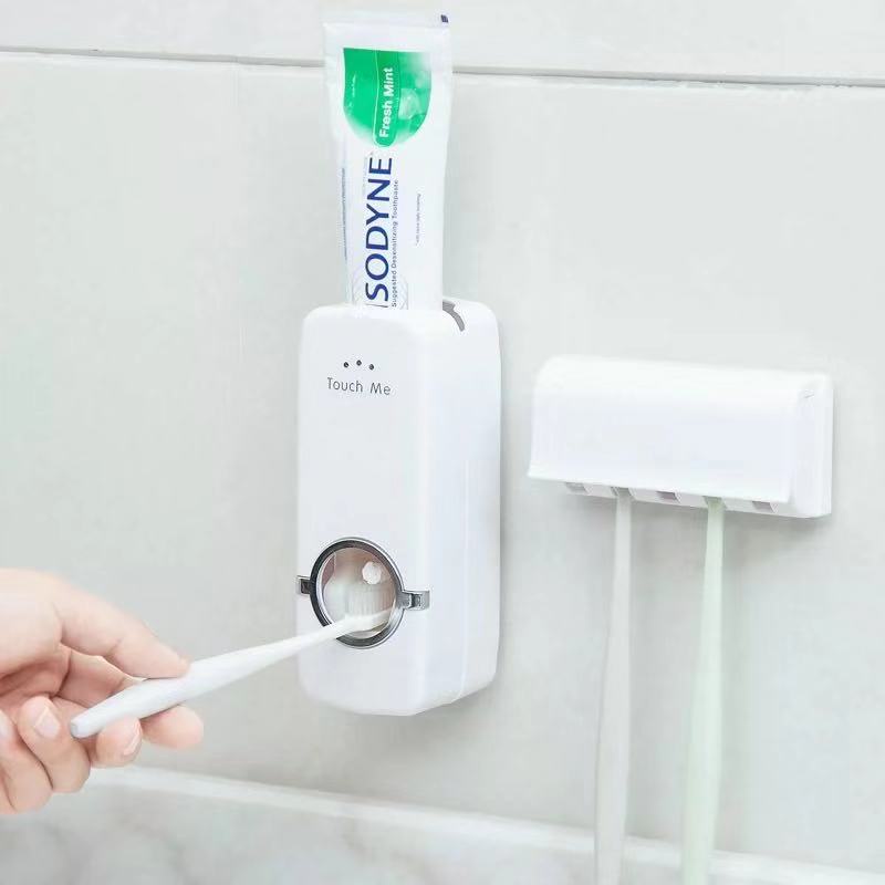 Dispenser Aplicador Creme Dental Pasta Dente Suporte Escovas Shopee