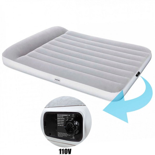 Colchão Inflável Casal Inflador Elétrico 110v Embutido Mor Shopee Brasil