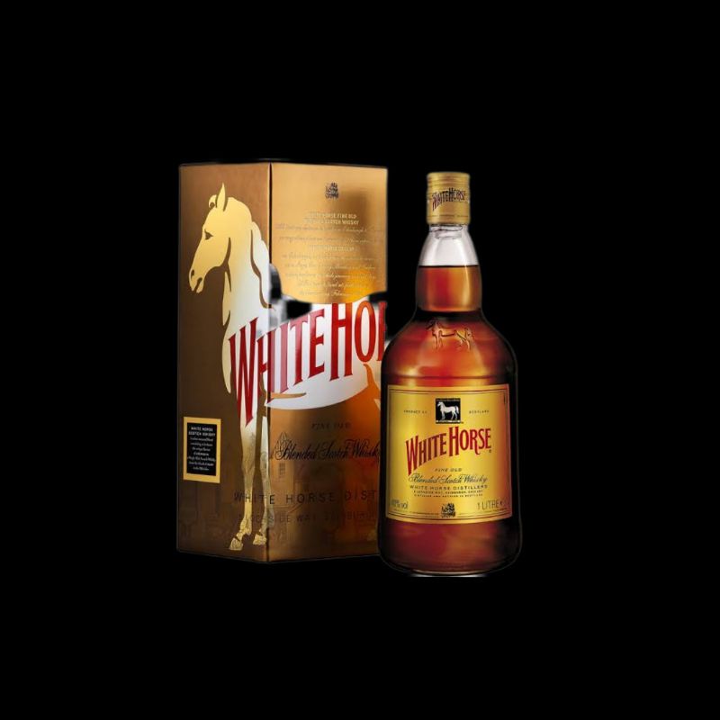 Whisky CAVALO BRANCO WHITE HORSE BLENDED GARRAFA 1 LITRO Shopee Brasil