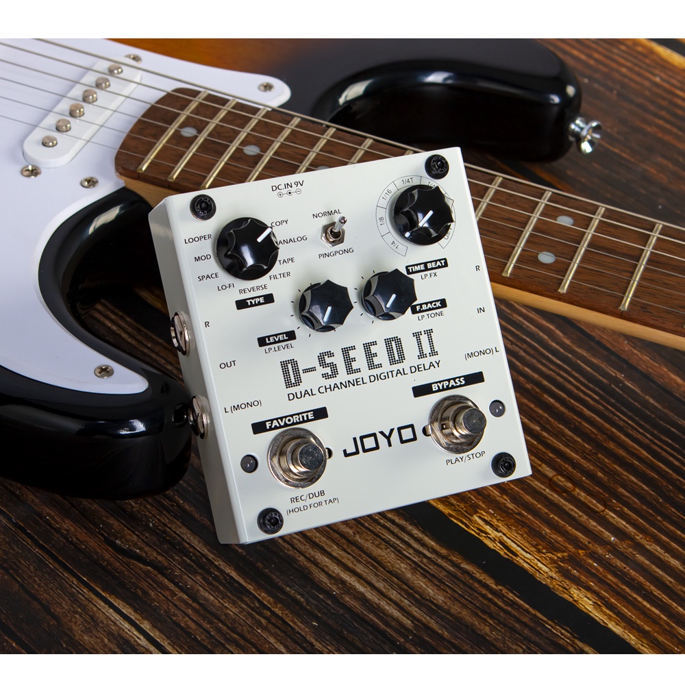 JOYO DSEEDII Pedal De Atraso Para Guitarra Elétrica Digital/Torneira