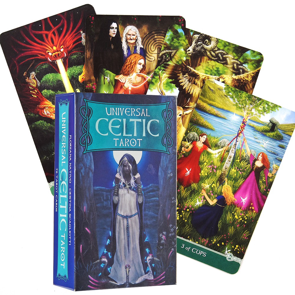 78 Jogos De Cartas Universal Celtic Tarot Shopee Brasil