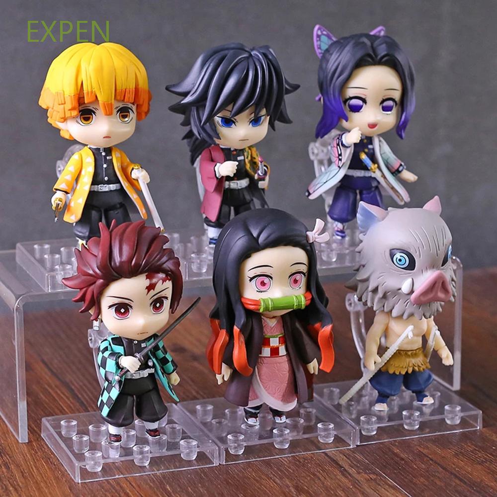 Boneco Miniaturas Zenitsu Kochou Kamado Tanjirou Anime Demon Slayer