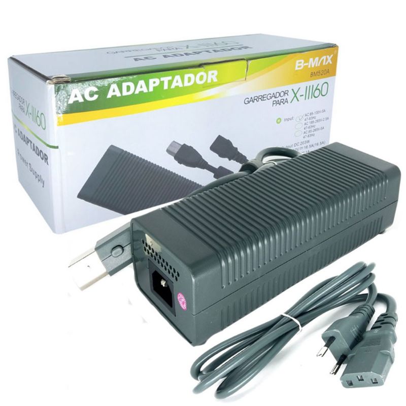 Fonte Xbox 360 Modelo Fat Arcade Zephyr Falcon Jasper 110v ou 220v B