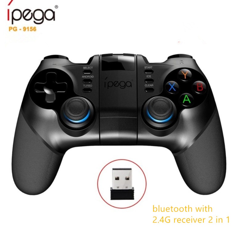 Samsung Controle De TV Ipega PG9156 Bluetooth Gamepad Com Receptor Sem Fio 2.4G Para Android/PC
