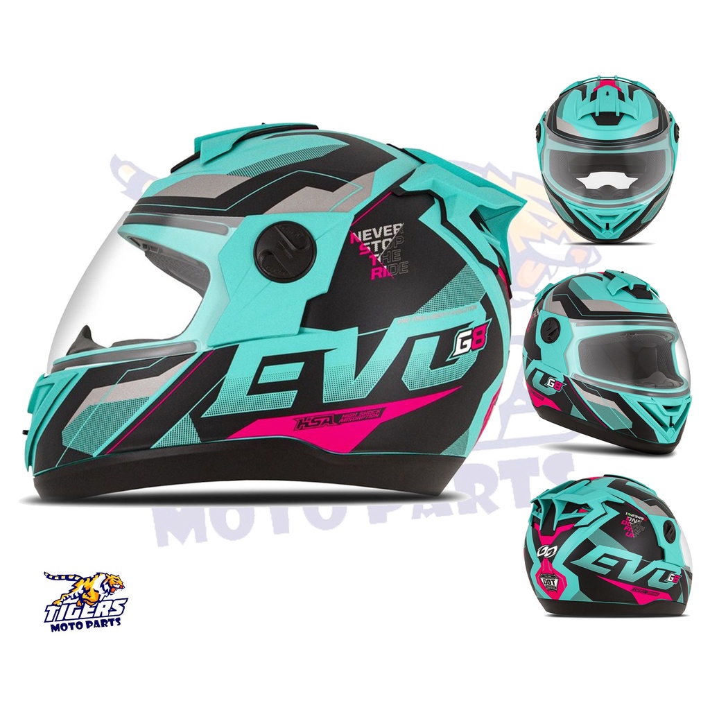 Capacete Fechado Barato Moto Pro Tork Liberty Evolution G8 Evo Verde