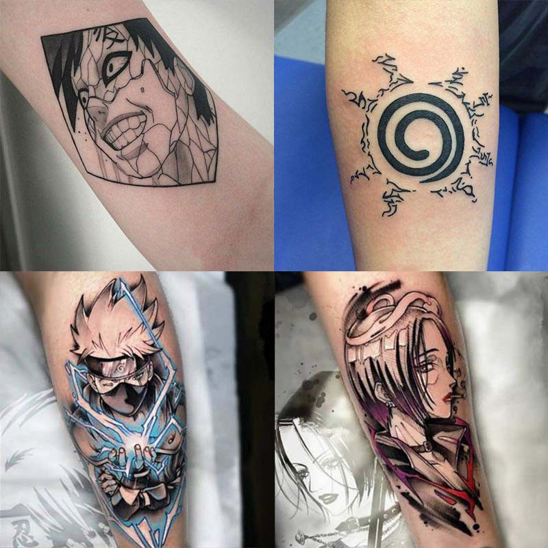 Kit 3 Tatuagens Temporárias Tattoo Tatoo Fake Removível Anime Naruto Itachi Kakashi Uchiha | Beecost 800_x_800_jpg
