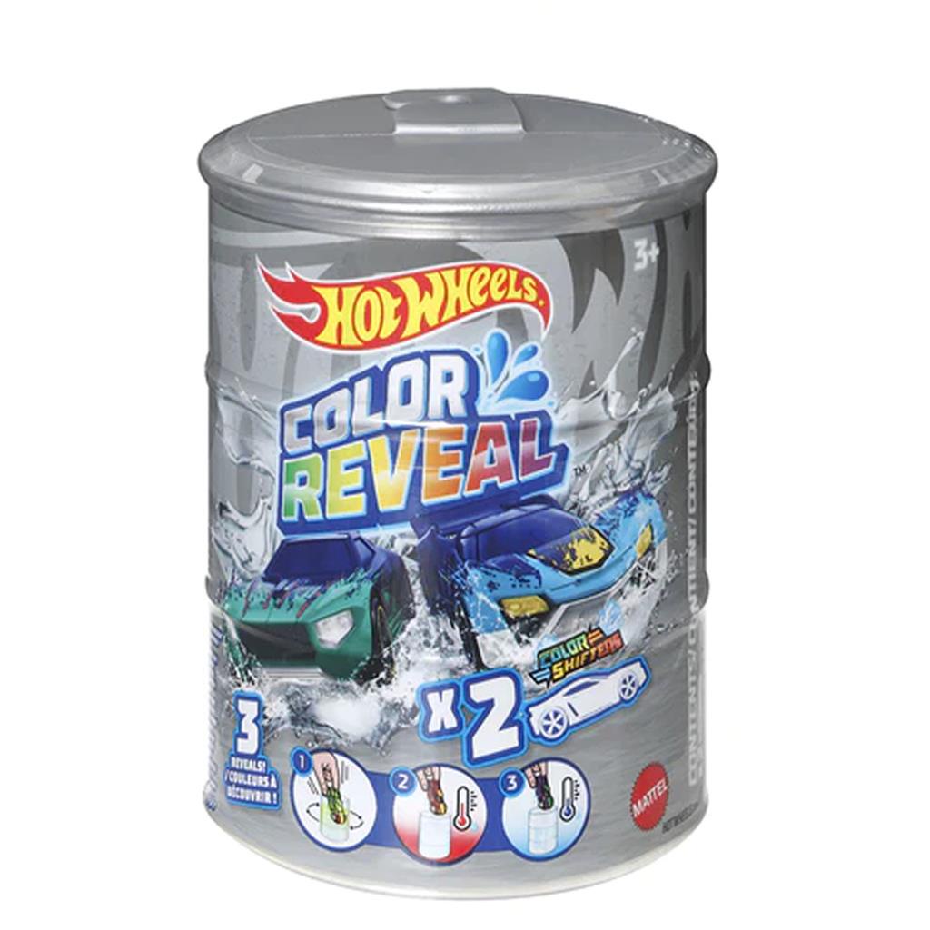 Carro Hot Wheels Color Reveal Color Shifters Embalagem Prata Shopee