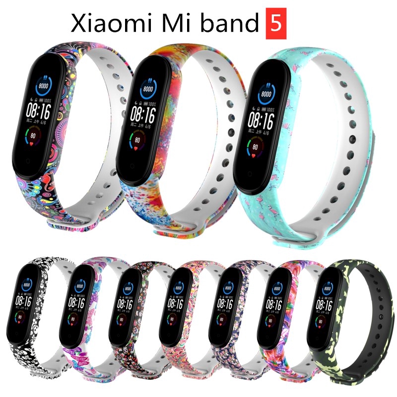 For xiaomi Mi Band 6 5 wristband Silicone Soft TPU strap replacement