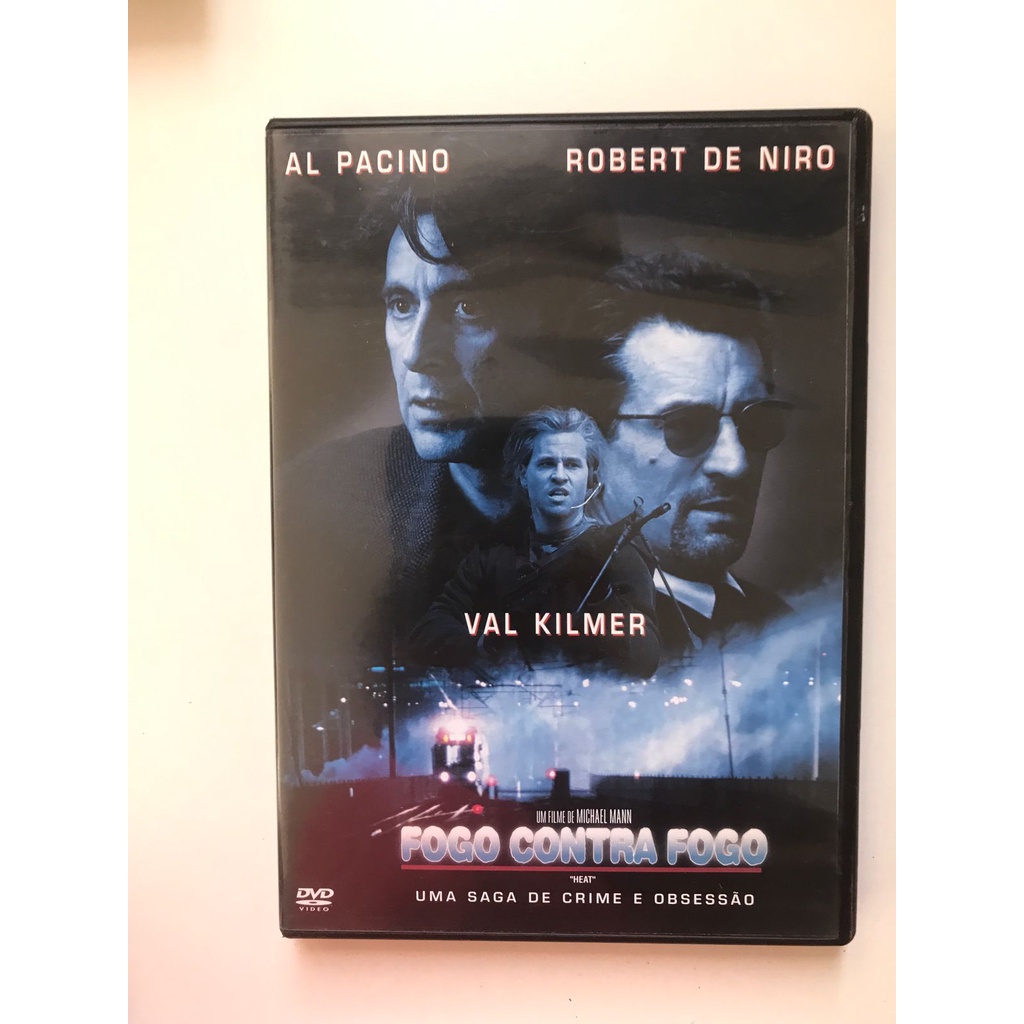 dvd filme FOGO CONTRA FOGO original com Al Pacino Val Kilmer e De Niro