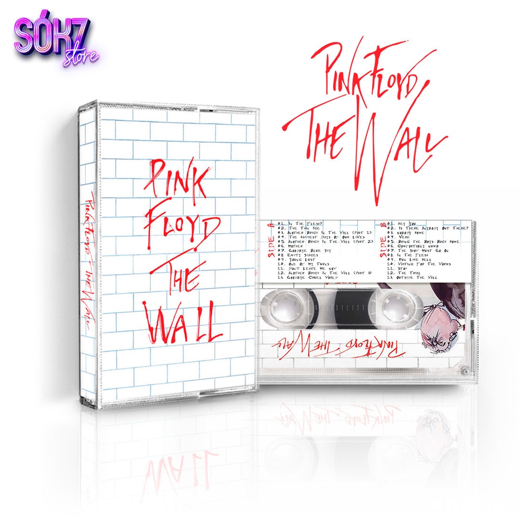 Fita K7 Pink Floyd The Wall (FanMade) Shopee Brasil