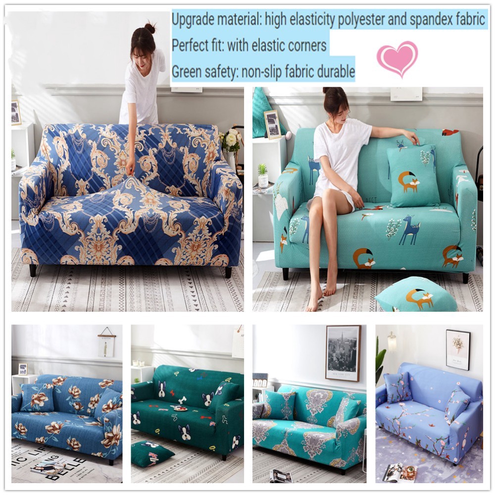 Capa Elástica para Sofá Almofada Universal À Prova de