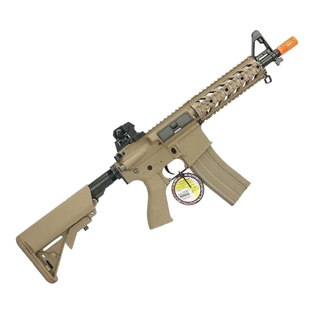 Rifle Airsoft Elétrico Aeg Cm16 Raider DST 6mm Tan G&G Shopee Brasil