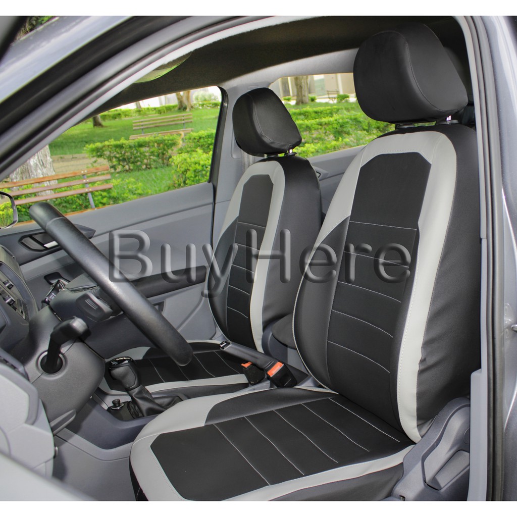 Capa De Couro Para Banco De Carro Personalizada Costura Colorida