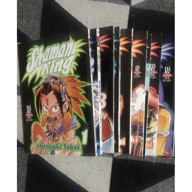 Shaman King JBC mangá diversas edições Shopee Brasil