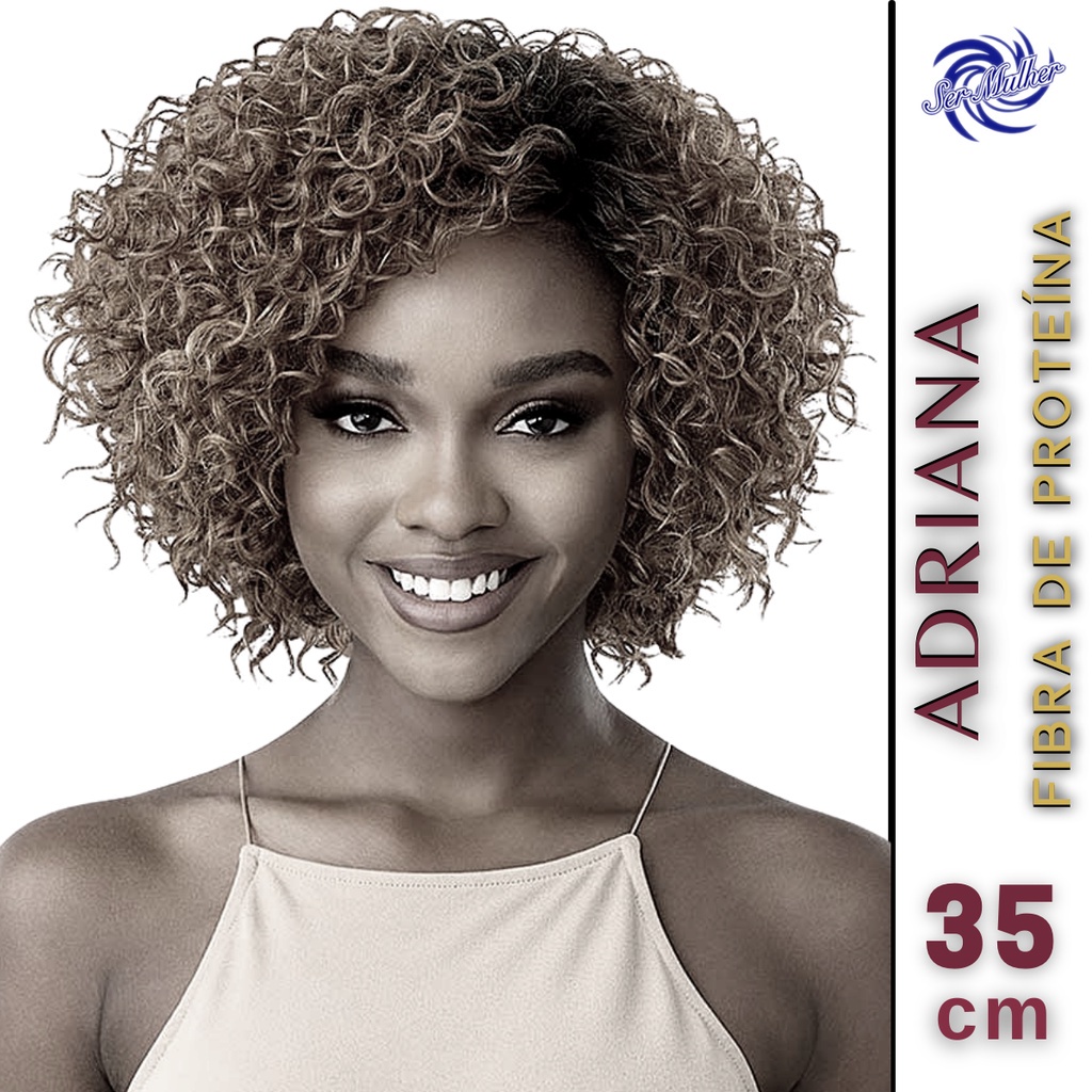 Cabelo Orgânico Bio Vegetal Cacheado Modelo Adriana Linha Supreme Hair