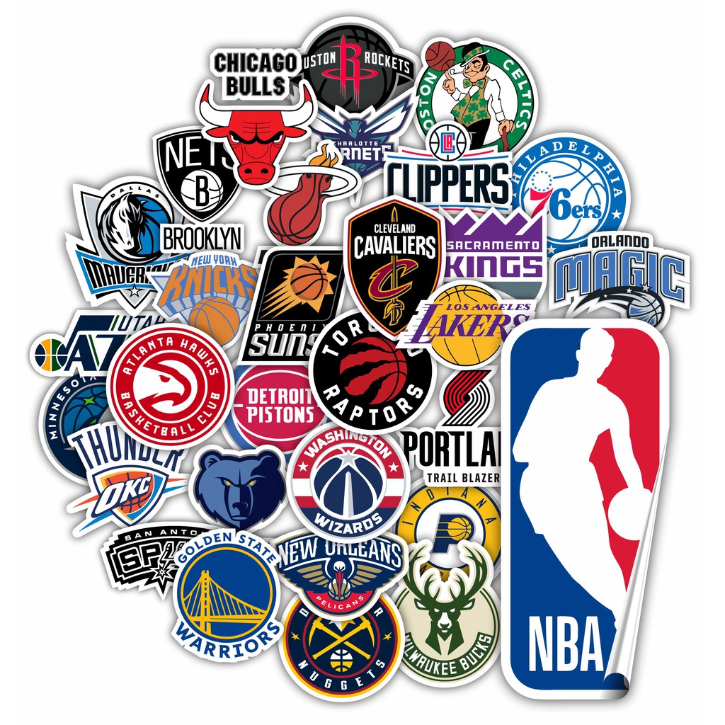 NBA Times Kit Com 32 Adesivos 2021 Pacote Figurinhas NBA Basketball