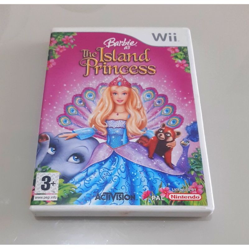 JOGO DE NINTENDO WII BARBIE AS THE ISLAND PRINCESS Shopee Brasil