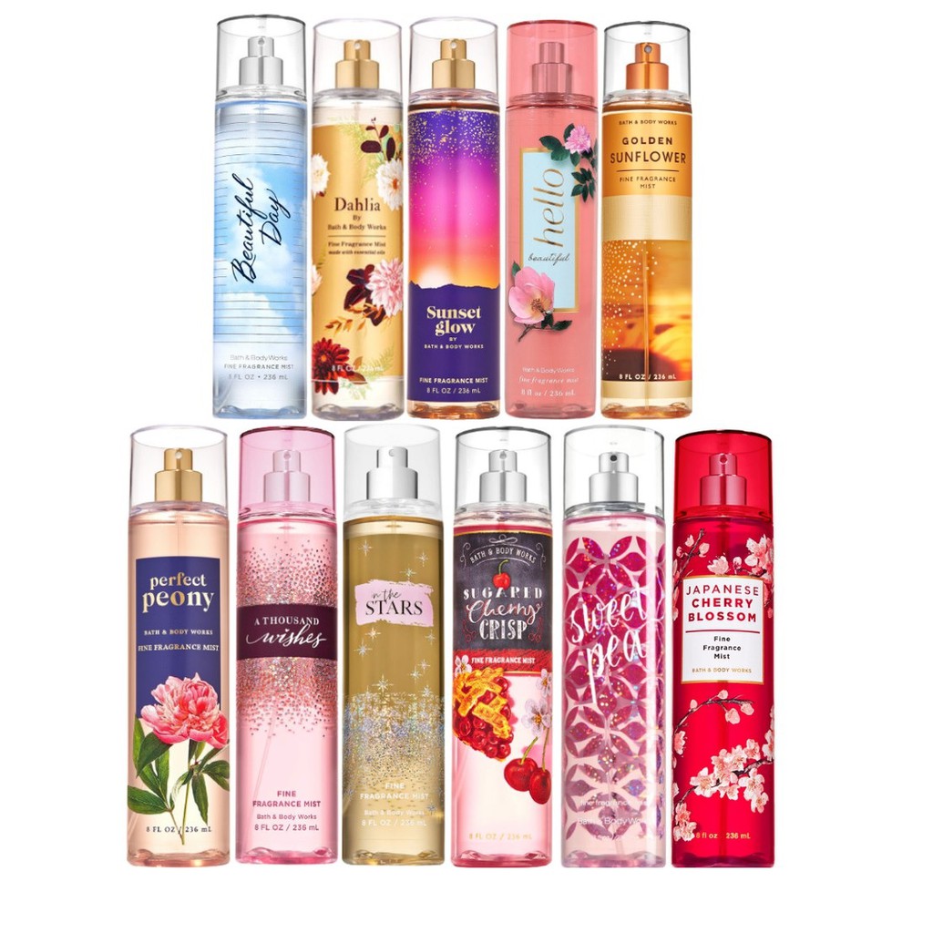 Bath body works fine fragrance mist body splash original pronta entrega