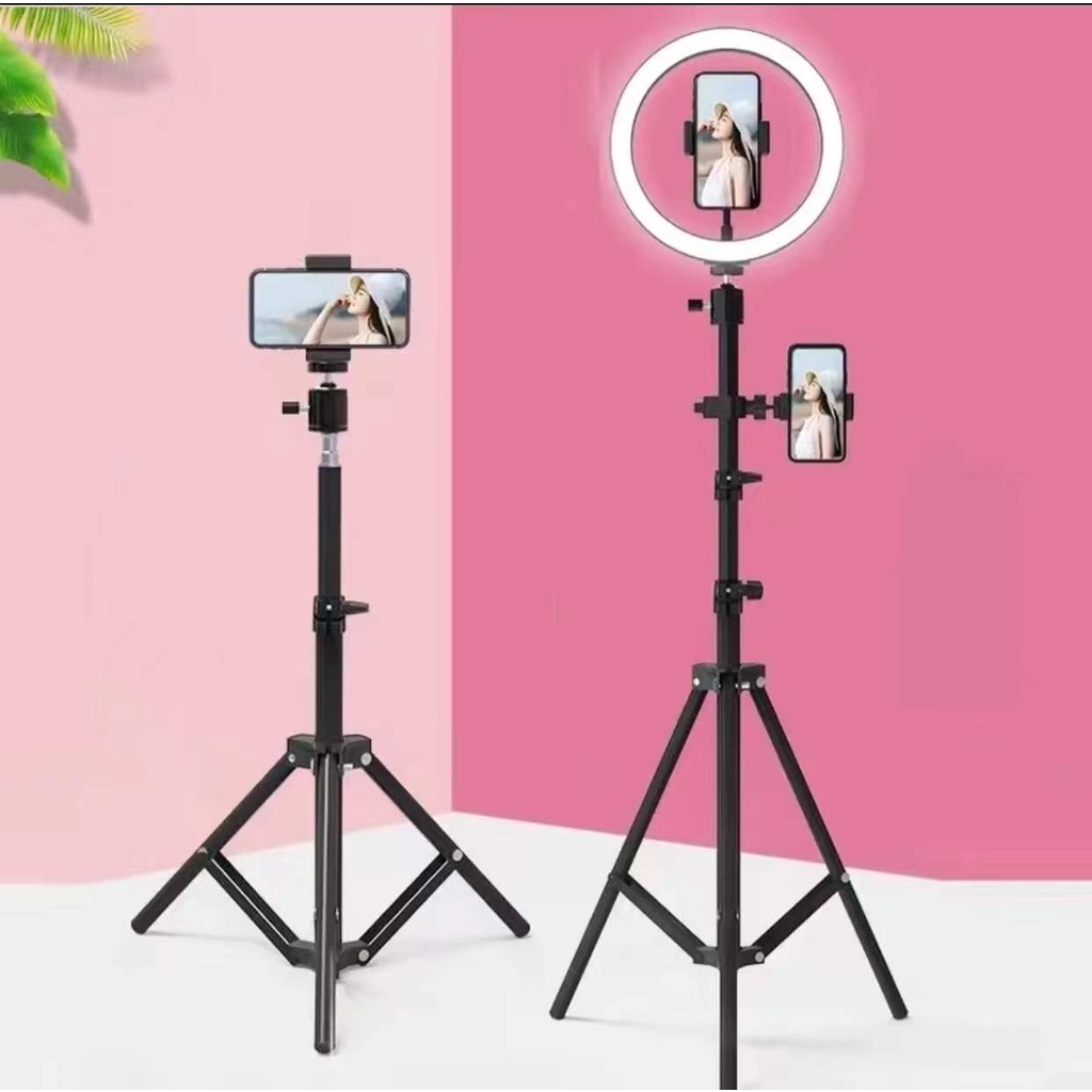 Ring Light Iluminador Anel Luz 30cm 12 Polegadas Tripé 2,1m Escorrega