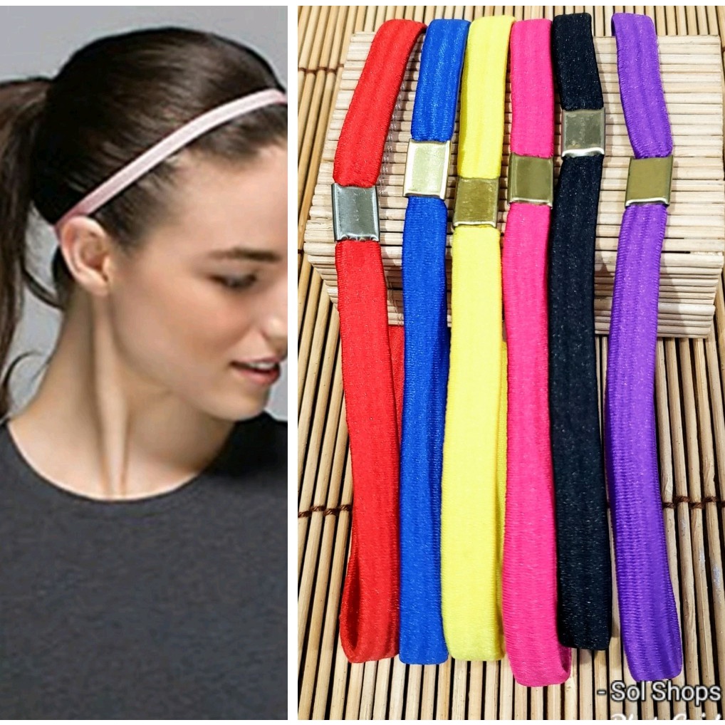 Kit 6 Faixas Tiara Para Prender o Cabelo Esportes Headband E Penteados