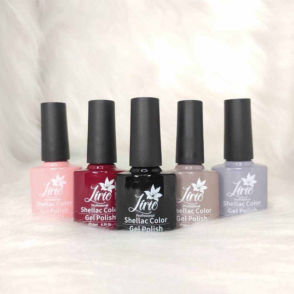 Esmalte Gel Lírio (Shellac Color) TABELA A 10ml Shopee Brasil