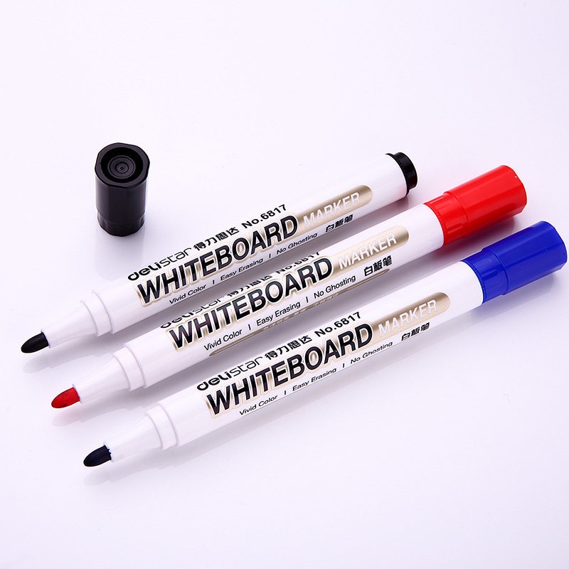 PenLab 1pcs Whiteboard Marker Pen Apagável Vermelho Preto Azul Cor Para