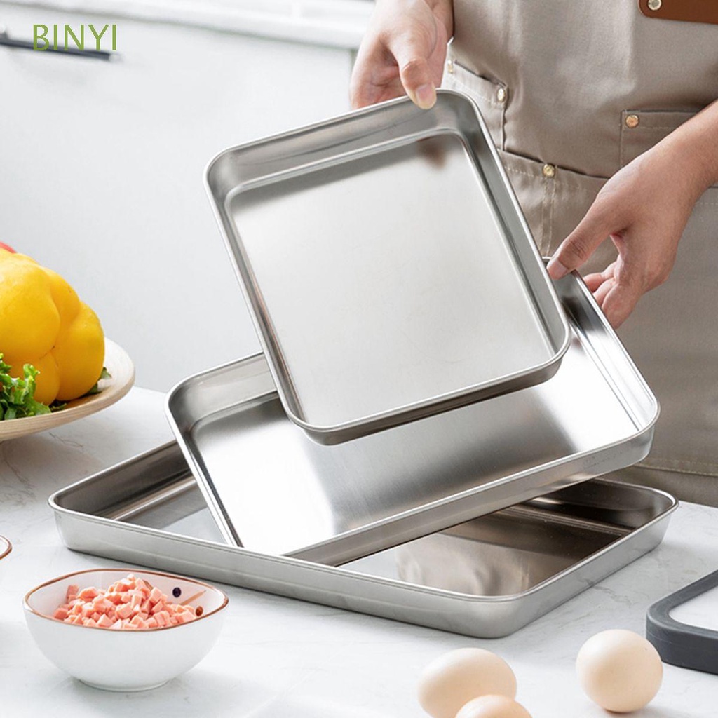 Baking Pan With Rack Stainless Steel Tray Cookie Plate_h ラッピング無料
