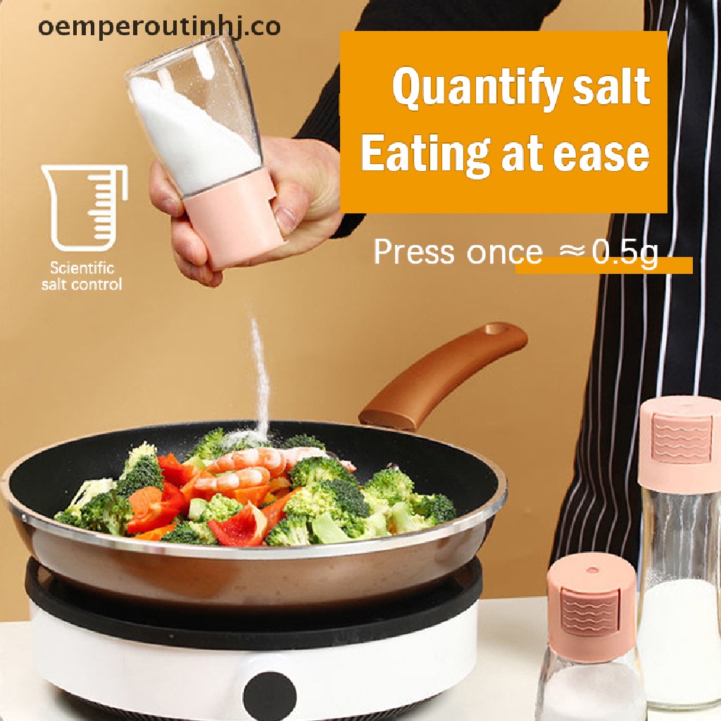 TINHJ 0.5g Metering Salt Shaker Salt Dispenser Salt Tank Spice Jar Can