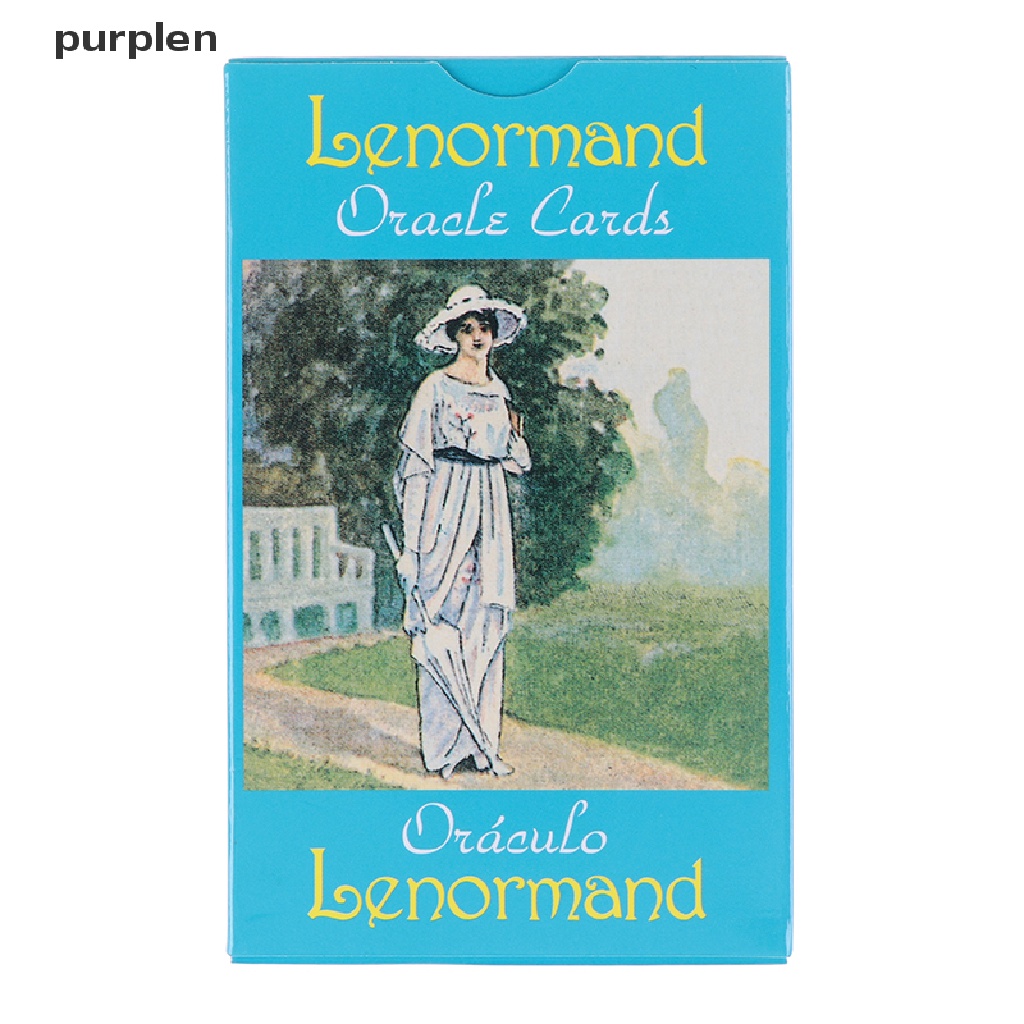 Juego De Cartas Lenormand Oracle Versión En Inglés Mesa De