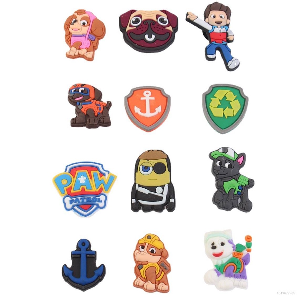 Charms PAW Patrol Vic Patrulla Canina Croc Zapatos Encantos Pines