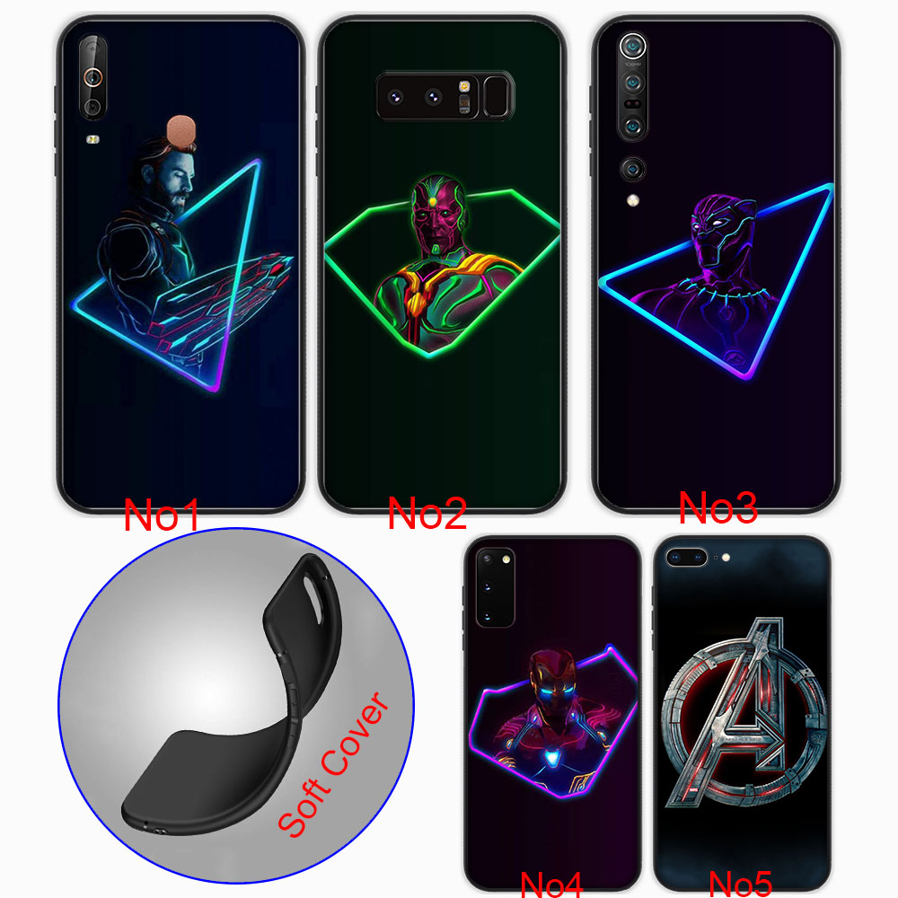 NO116 Vengadores 4 Funda Blanda Compatible Para Samsung