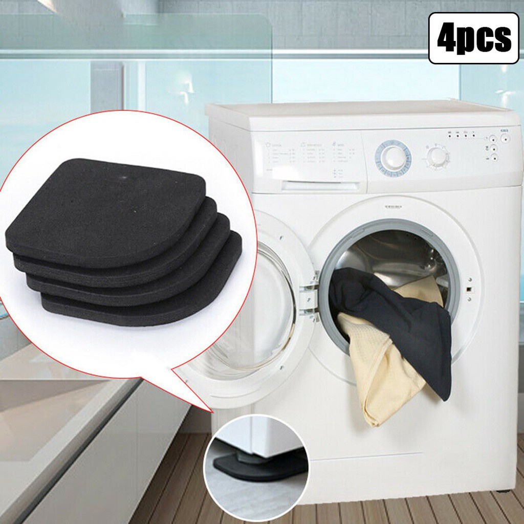 Antislip Mat Set Small Absorbers Tumble Dryers Anti Vibration Anti