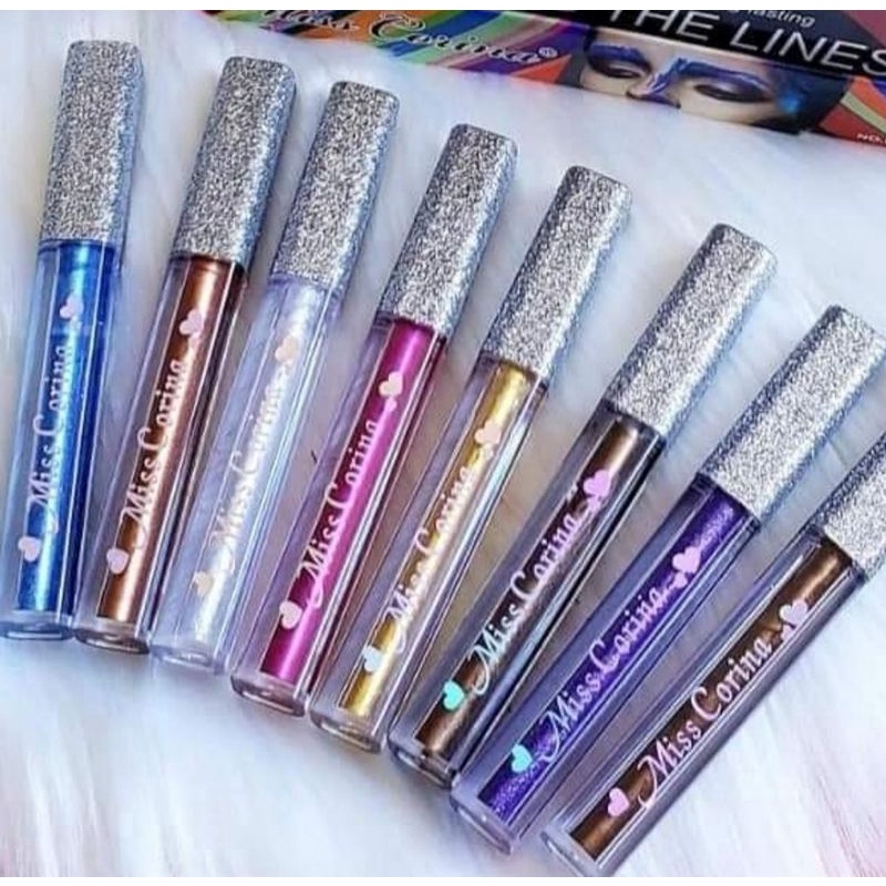 Sombra Liquida Glitter y metalicas (3pzas) Shopee México