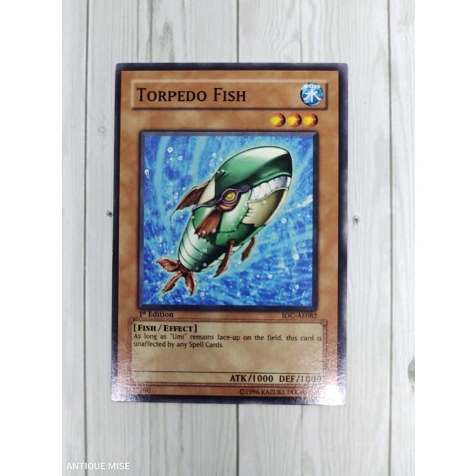 Original torpedo fish yugioh tarjetas Shopee México