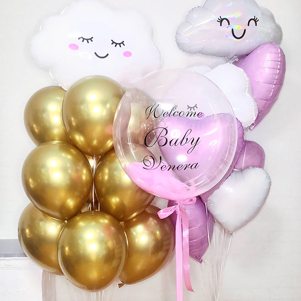 Baby Shower Decoraciones De Boda Globos De Helio Nube Blanca Grande