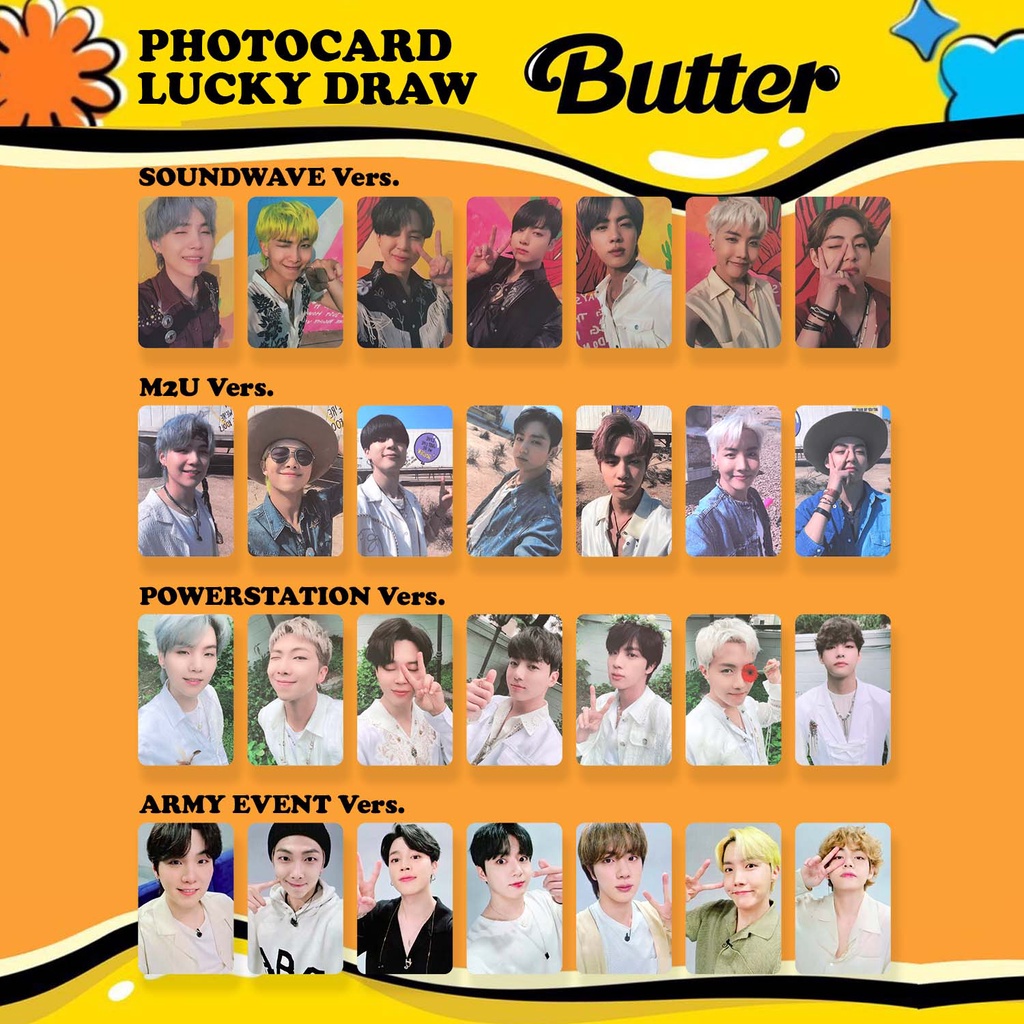 BTS Butter Lucky Draw Butterful