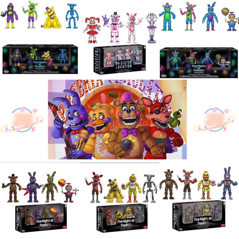 Funko Five Night At Freddy's 4 Unids/set FNAF Figuras De Acción