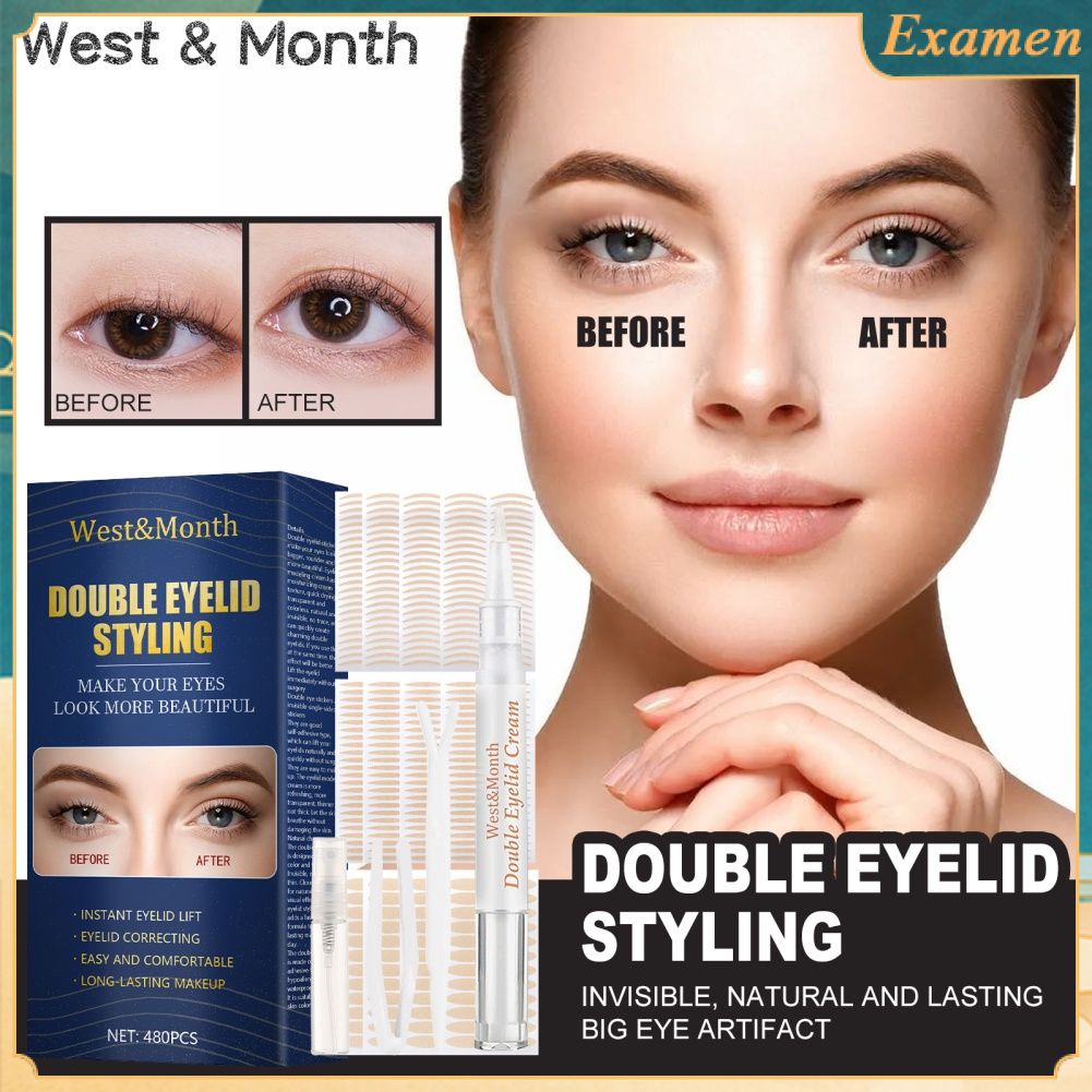 West month invisible mesh lace double eyelid stickers will stick to water without a trace