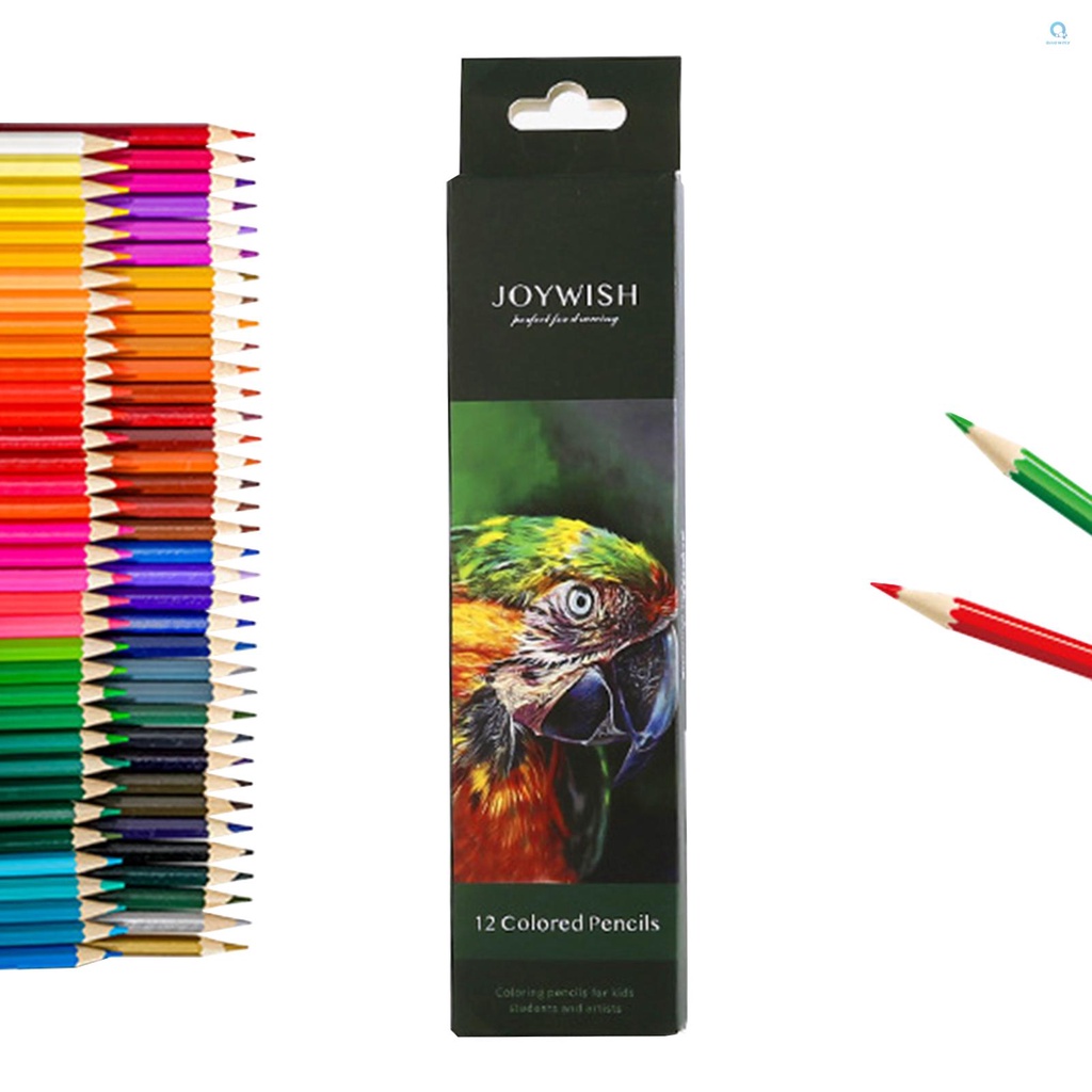 JOYWISH 12/18/24/36/48/72 Lápices De Colores Profesionales De Aceite De Arte De Color Set Para