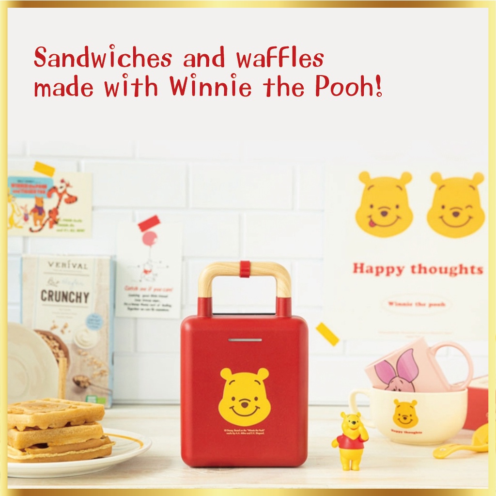Disney Winnie the Pooh Sandwich & Waffle Maker Shopee México