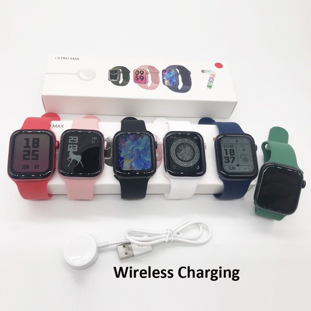 Nuevo i9 Pro Max Smart Watch 7 Carga Inalámbrica Llamada Bluetooth