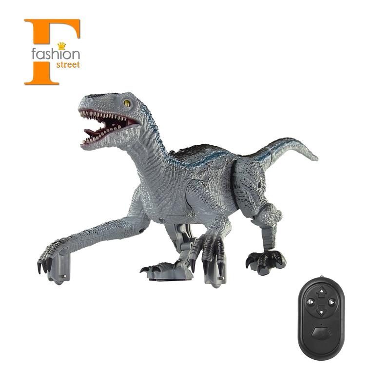 RC Dinosaur Toys Raptor Remote Control Big Dinosaur Robot Electronic