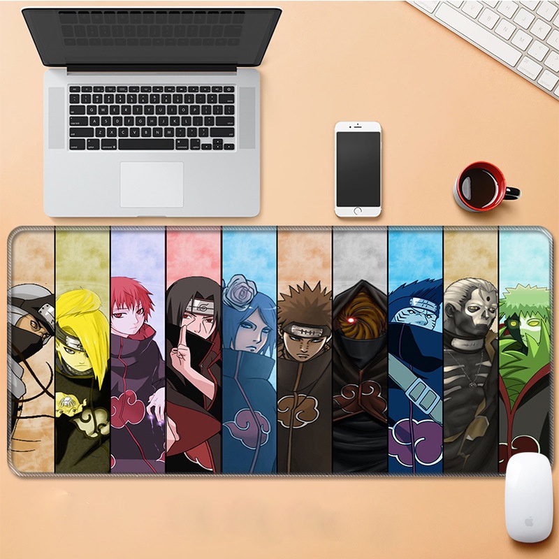 Anime Naruto Mousepads teclado ratón almohadilla de ordenador juego