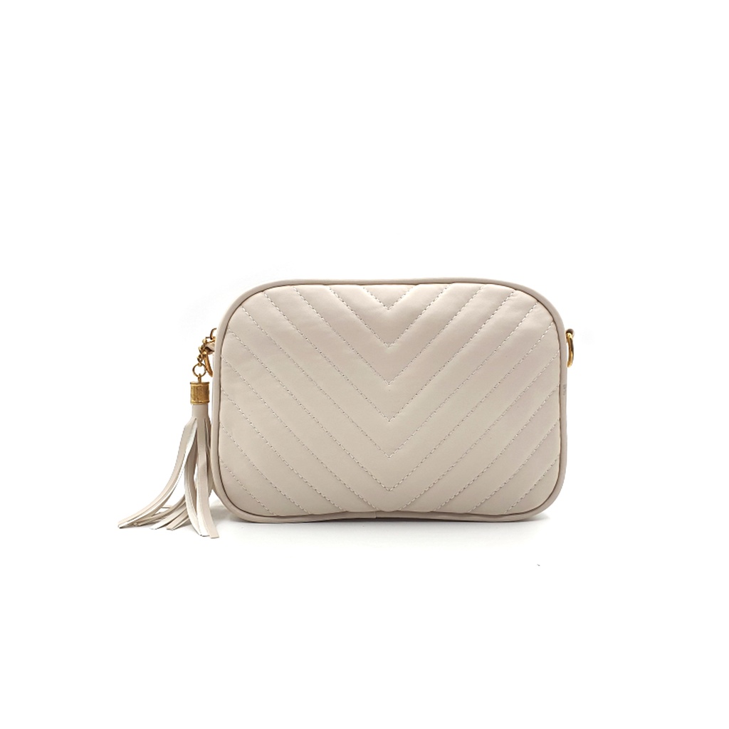 Unifit White Quilted Small Crossbody Bag Women Handbag CNY Shopee