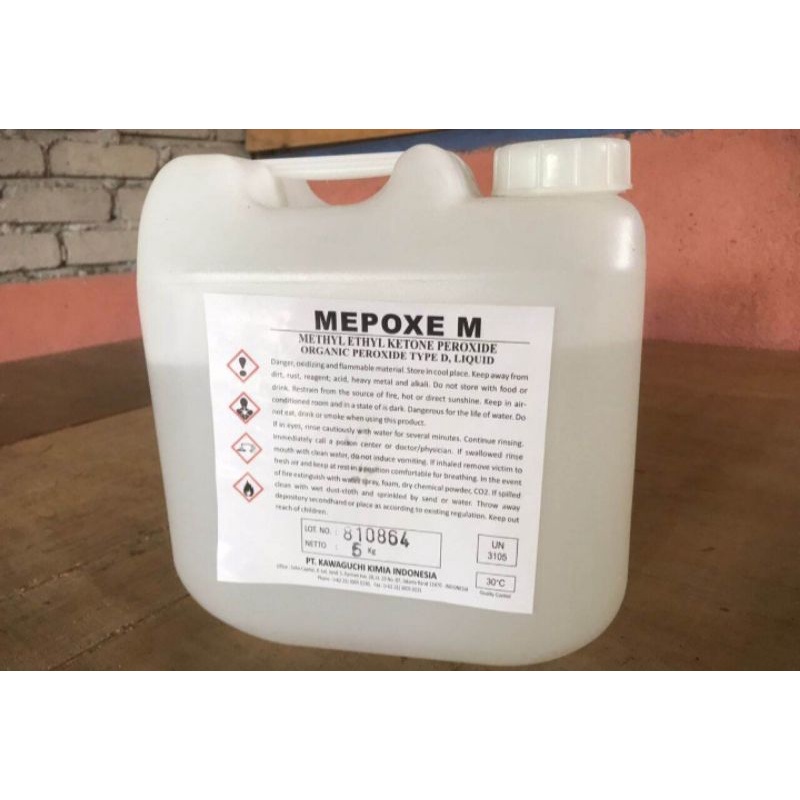 M.E.K.P Fiberglass resin hardener 5kg Shopee Malaysia