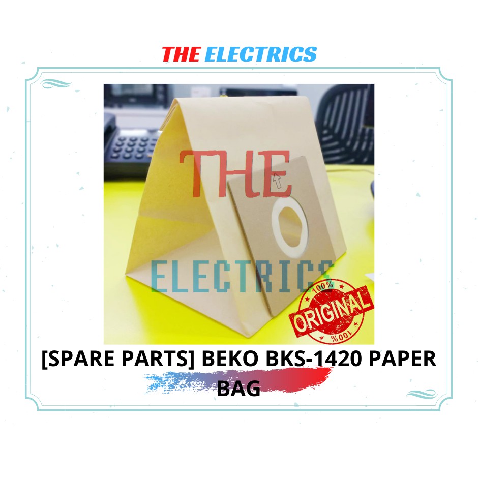 [SPARE PARTS] BEKO VACUUM CLEANER PAPER BAG FOR MODEL BKS1420 Shopee