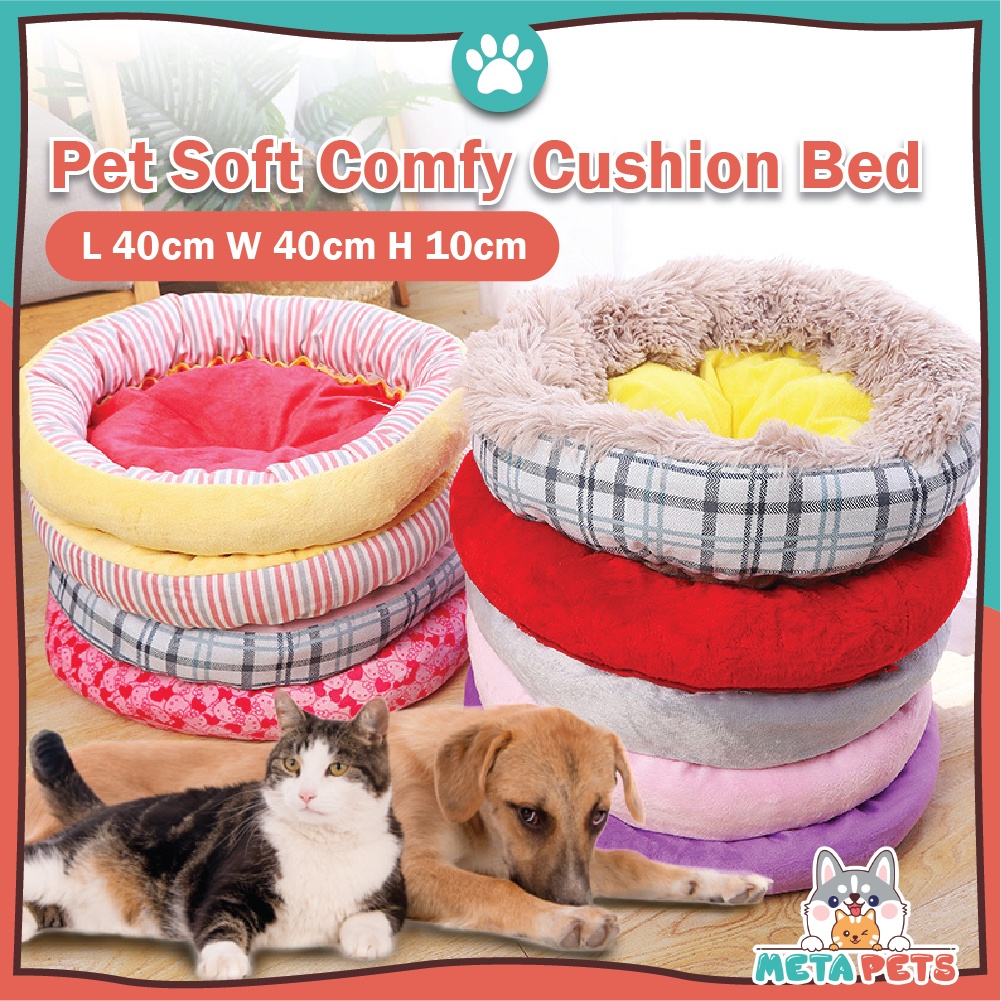 META Pets Fluffy Soft Comfy Cat Dog Pet Bed Cushion Condo House Mat