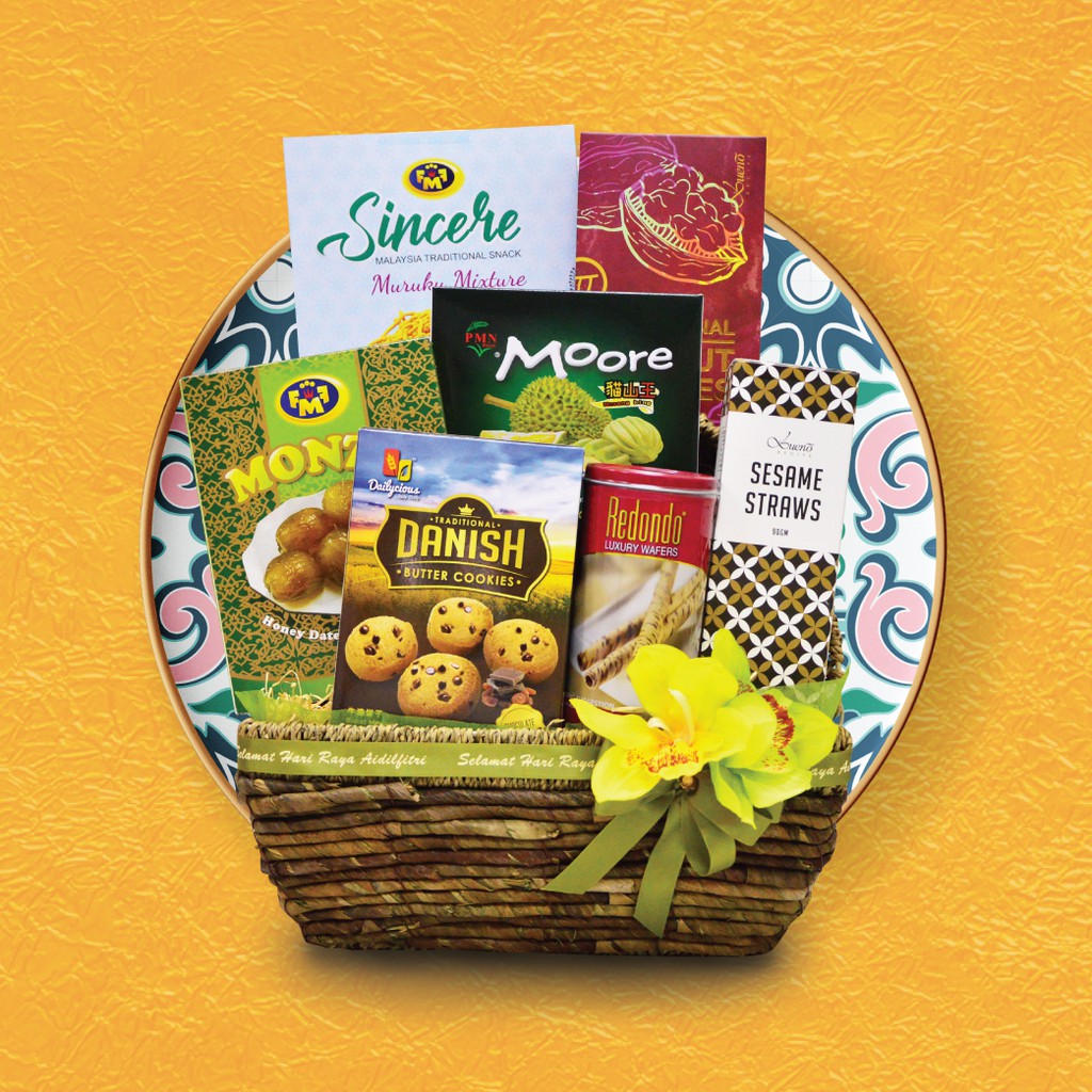 Hari Raya Hamper THR1 Traditional Hamper Basket Hamper By Hamper
