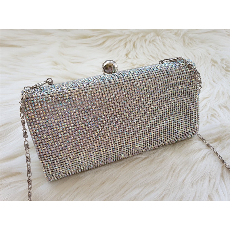 Elegant Sling Bag/Party Clutch/Diamond Crystal Sling Bag